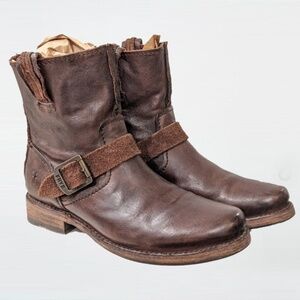 Frye Vicky Artisan Back Zip Boots 8.5